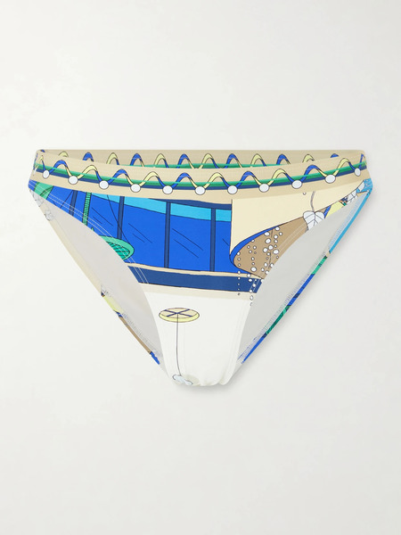  Tory Burch   Printed Bikini Briefs   Multi 