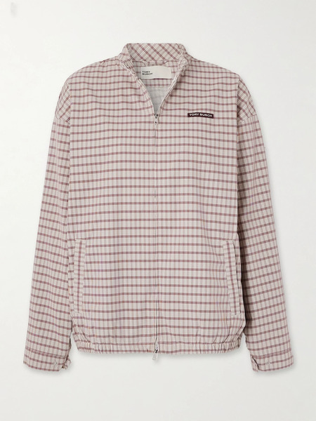  Tory Sport   Checked Twill Jacket   Beige 