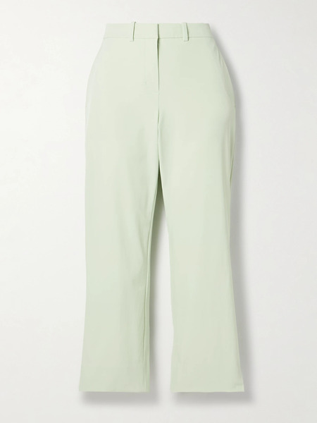  Tory Sport   Cropped Tech Twill Straight Leg Golf Pants   Mint 