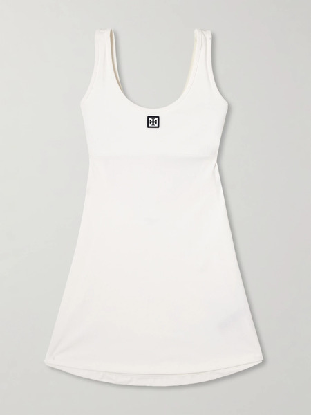  Tory Sport   Stretch Jersey Mini Dress   White 