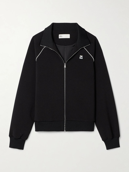  Tory Sport   Tech Jersey Track Jacket   Black 