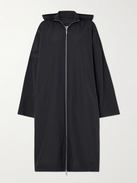  Toteme   Hooded Recycled Shell Coat   Navy 