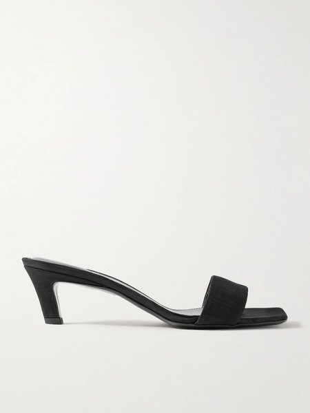  Toteme   Moire Mules   Black 