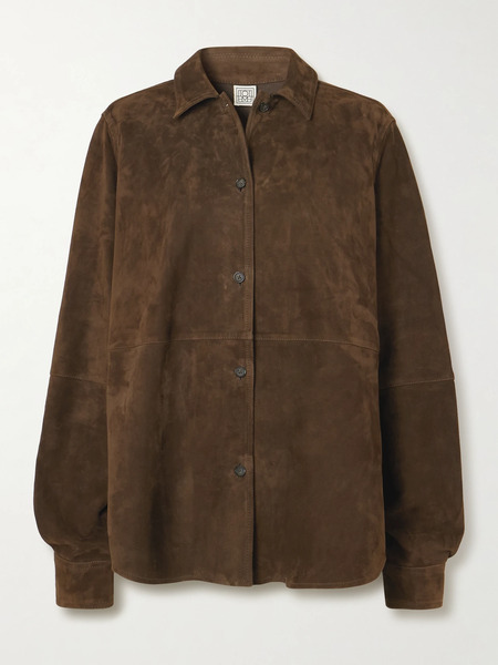  Toteme   Suede Jacket   Brown 