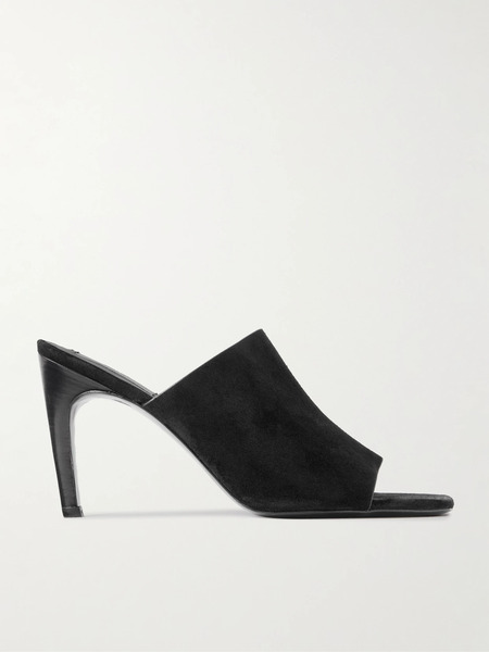  Toteme   Suede Mules   Black 