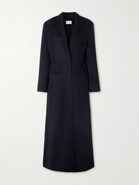  Tove   Zahra Wool Blend Coat   Navy 