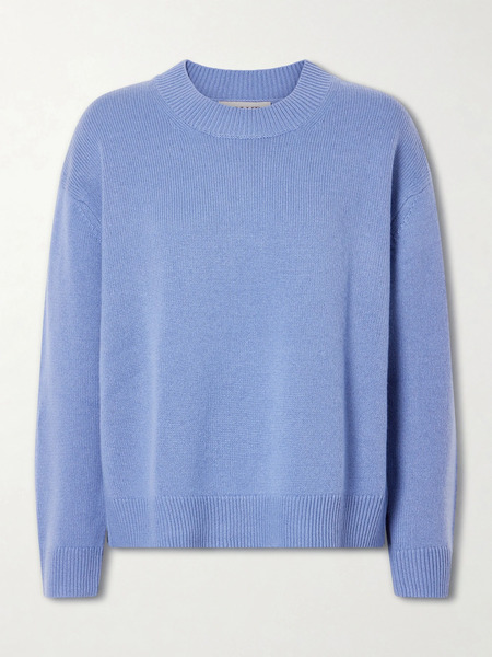  Twp   Boy Crewneck Cashmere Sweater   Blue 