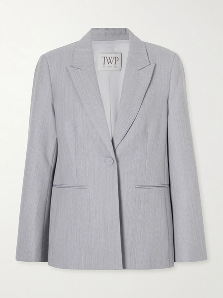  Twp   Her Fit Wool Blazer   Light Blue 