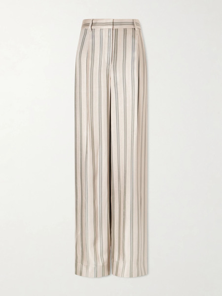 Twp   Hudson St Striped Wide Leg Pants   Ivory 