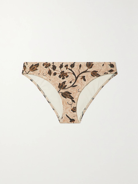  Ulla Johnson   Dani Printed Bikini Briefs   Brown 