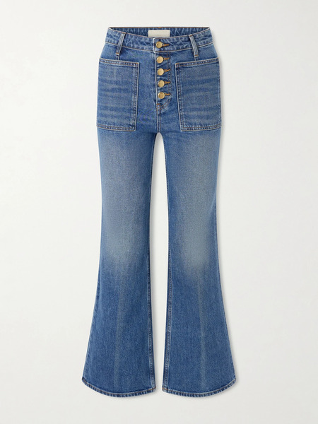  Ulla Johnson   The Lou High Rise Flared Jeans   Mid Denim 