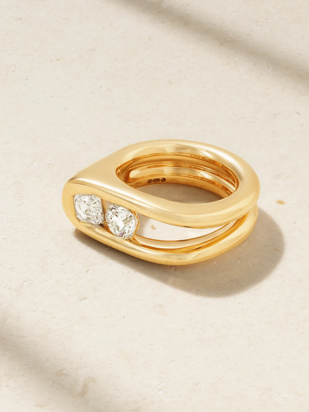  Uniform Object   Impact 18 Karat Gold Diamond Ring   7 