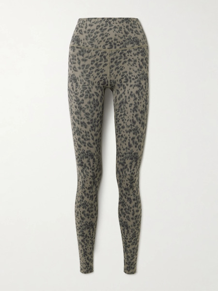  Varley   Cheetah Print Freesoft™ Leggings   Brown 