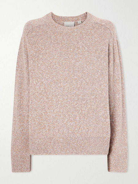  Varley   Organic Cotton And Linen Blend Sweater   Sand 