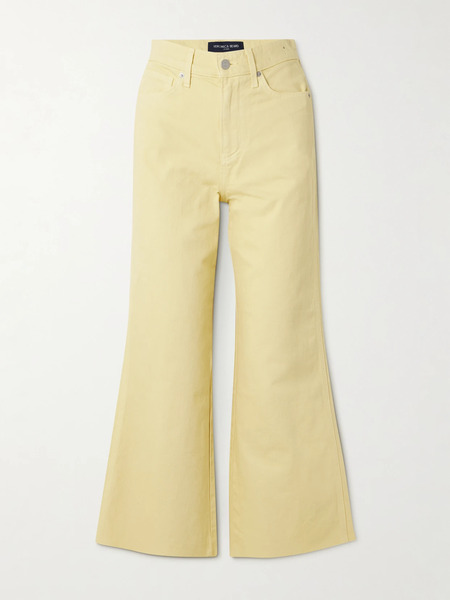  Veronica Beard   Taylor High Rise Flared Jeans   Yellow 