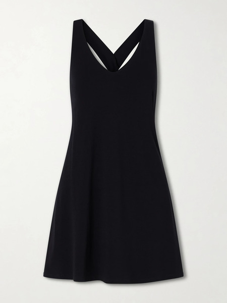  Veronica De Piante   Victoria Stretch Jersey Mini Dress   Black 