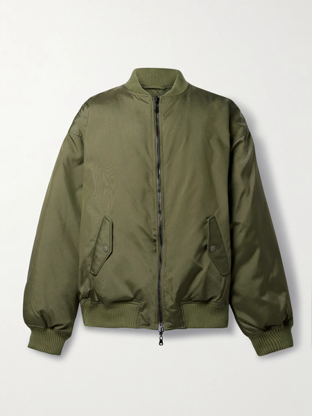  Wardrobe. Nyc   Reversible Quilted Shell Bomber Jacket   Dark Green 