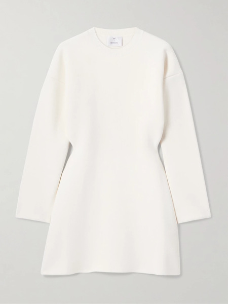  Wardrobe. Nyc   + Rhw Ponte Mini Dress   Ivory 