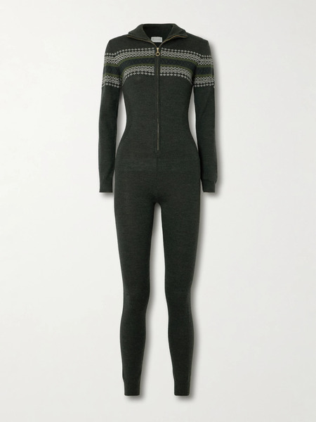  We Norwegians   Setesdal Merino Wool Jumpsuit   Green 