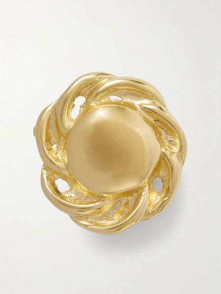  Ysso   Echo Idyll Gold Plated Brooch   One Size 