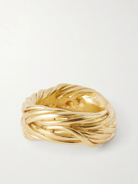  Ysso   Ida Gold Plated Ring   5 