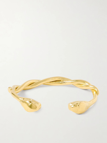  Ysso   Phidi Gold Plated Cuff   One Size 