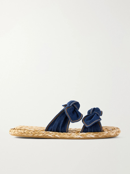  Zimmermann   Carousel Denim Slides   Beige 