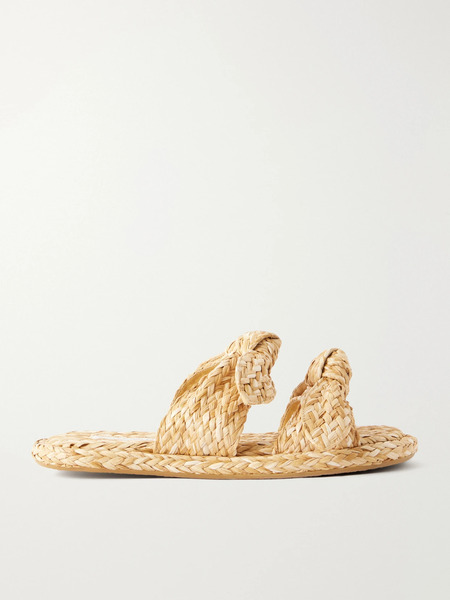  Zimmermann   Carousel Raffia Slides   Neutral 