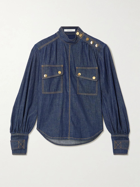  Zimmermann   Denim Blouse   Blue 