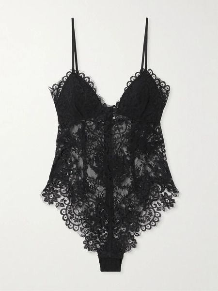  Zimmermann   Lace Bodysuit   Black 