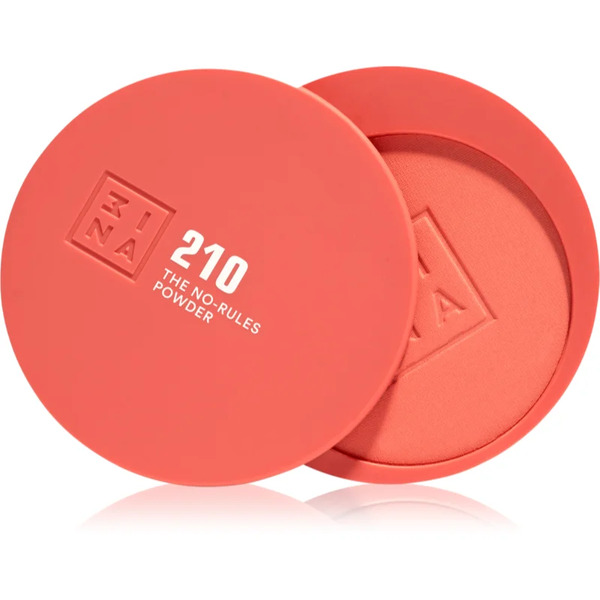  3ina The No-rules Powder Multi-purpose Makeup For Eyes, Lips And Face Shade 210 - Light Coral, Matte 8 G 