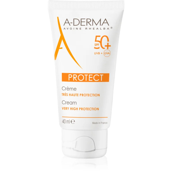  A-derma Protect Cream Protective Cream For Normal And Dry Skin Spf 50+ 40 Ml 