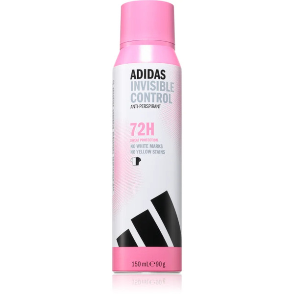  Adidas Invisible Control Antiperspirant Spray 150 Ml 