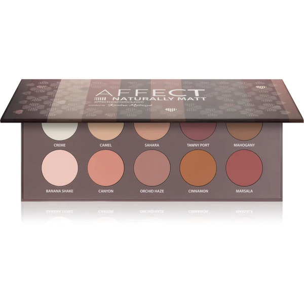  Affect Naturally Matt Eyeshadow Palette 10x2 G 