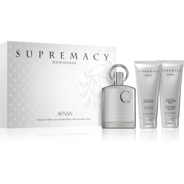  Afnan Supremacy Silver Gift Set For Men 