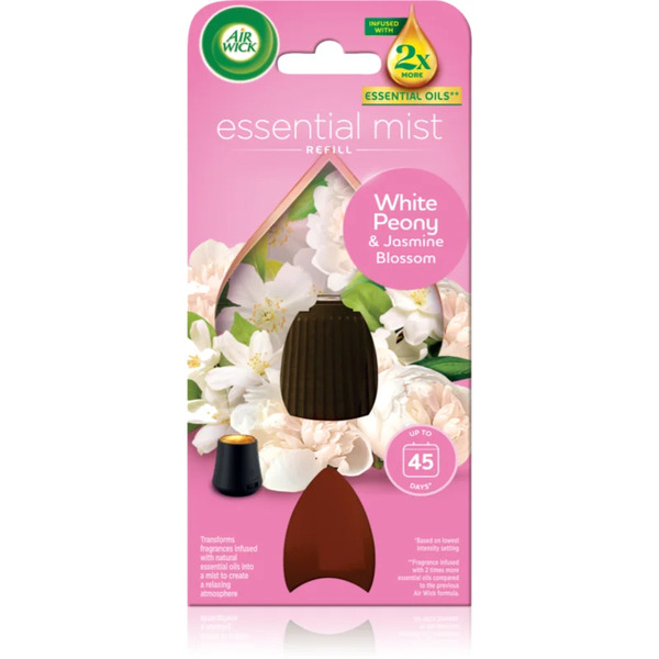  Air Wick Essential Mist White Peony & Jasmine Blossom Refill For Aroma Diffusers 20 Ml 