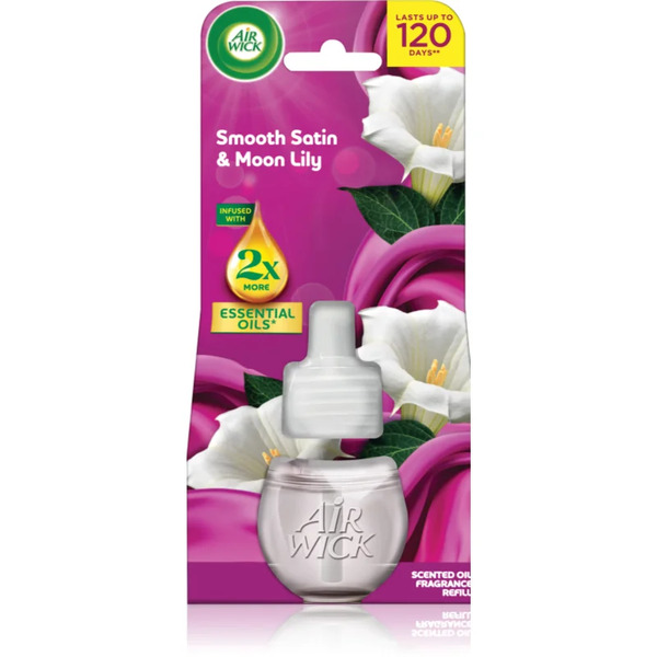  Air Wick Essential Oils Smooth Satin & Moon Lily Electric Diffuser Refill 19 Ml 