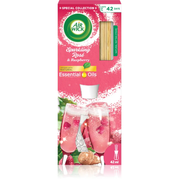  Air Wick Essential Oils Sparkling Rosé & Rasberry Aroma Diffuser With Filling 25 Ml 