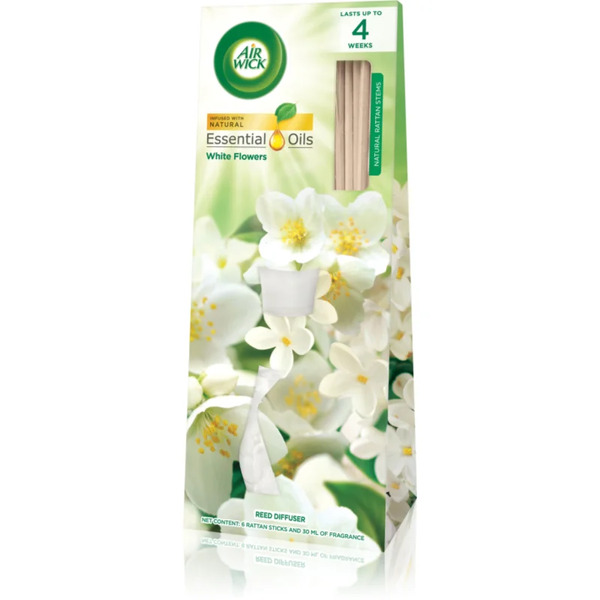  Air Wick Essential Oils White Flowers Aroma Diffuser With Filling 30 Ml 