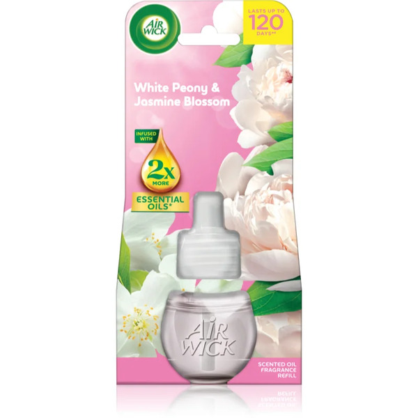  Air Wick Essential Oils White Peony & Jasmine Blossom Electric Diffuser Refill 19 Ml 