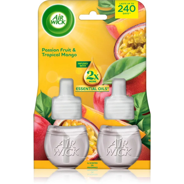  Air Wick Passion Fruit & Tropical Mango Electric Diffuser Refill 2x19 Ml 