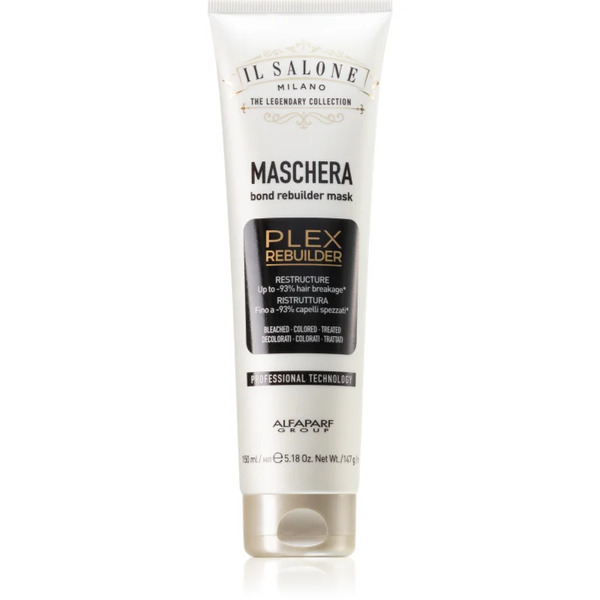 Alfaparf Milano Il Salone Milano Plex Rebuilder Mask For Bleached, Coloured And Chemically Treated Hair 150 Ml 