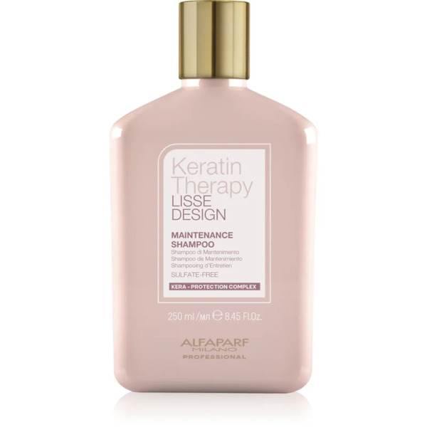  Alfaparf Milano Keratin Therapy Lisse Design Gentle Shampoo For Shiny And Soft Hair 250 Ml 