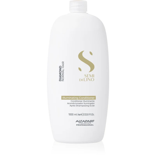  Alfaparf Milano Semi Di Lino Diamond Illuminating Brightening Conditioner For Glossy Hair And Easy Detangling 1000 Ml 