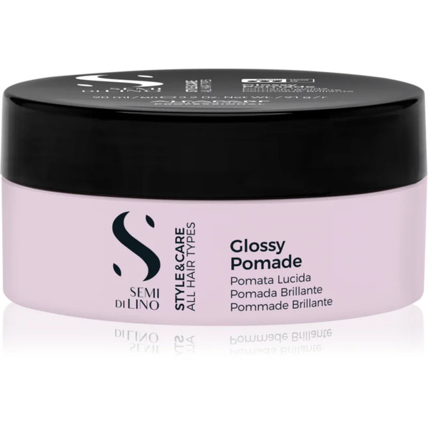  Alfaparf Milano Semi Di Lino Style&care Glossy Pomade Wax Pomade That Provides Re-workable Hold With High Gloss Effect 100 Ml 