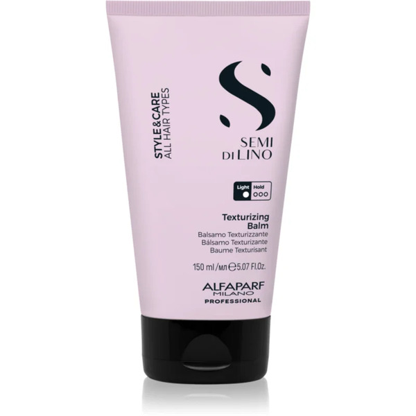  Alfaparf Milano Semi Di Lino Style&care Texturizing Balm Moisturising Styling Cream For A Natural Look 150 Ml 