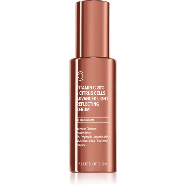 Allies Of Skin Vitamin C 20% & Citrus Cells Advanced Firm & Glow Serum Brightening Face Serum With Vitamin C 30 Ml 