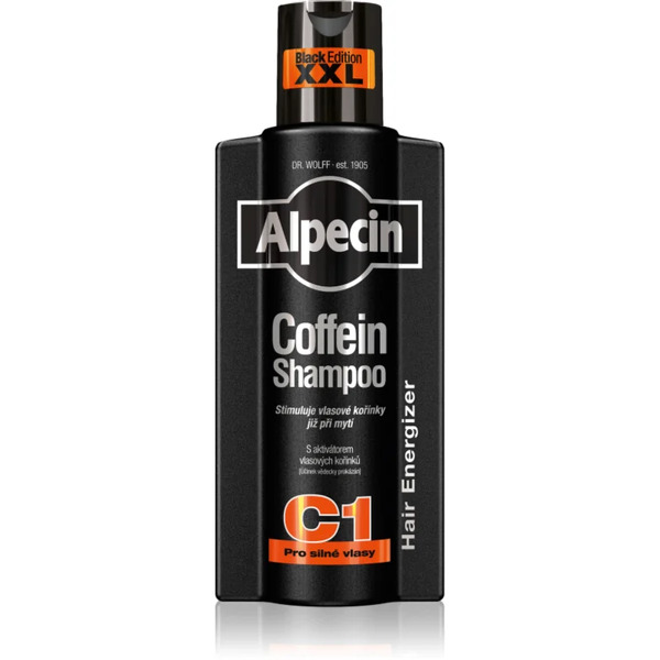  Alpecin Coffein Shampoo C1 Black Edition Caffeine Shampoo For Men For Hair Growth Stimulation 375 Ml 