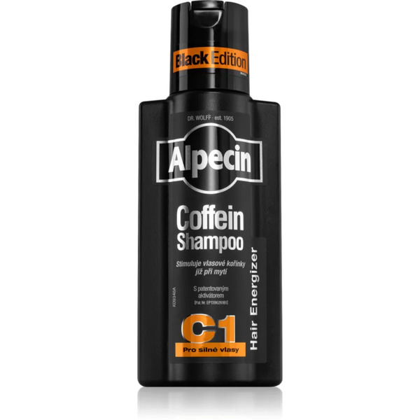  Alpecin Coffein Shampoo C1 Black Edition Caffeine Shampoo For Men For Hair Growth Stimulation 250 Ml 