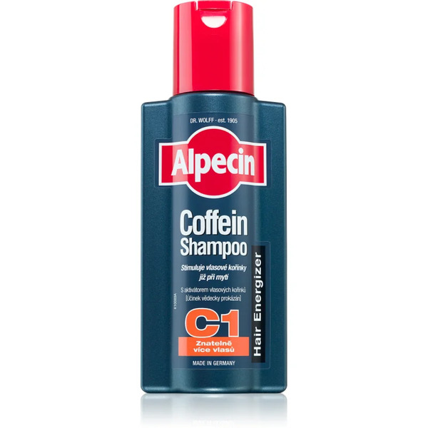  Alpecin Hair Energizer Coffein Shampoo C1 Caffeine Shampoo For Men For Hair Growth Stimulation 250 Ml 